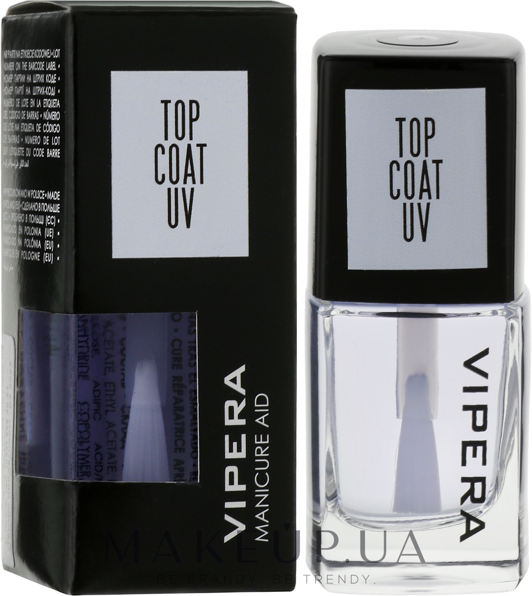 Засіб для фіксації лаку - Vipera Top Coat Neon UV — фото 12ml