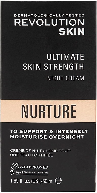 Щоденний нічний зволожувальний крем для обличчя - Revolution Skincare Ultimate Skin Strength Night Cream — фото N2