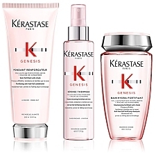 Парфумерія, косметика Набор - Kérastase Genesis (sh/250ml + h/cond/200ml + ser/150ml)