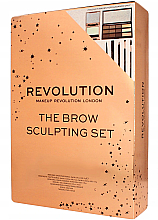 Набір для брів - Makeup Revolution The Brow Sculpting Set (soap/styler/5g + gel/brow/4.5ml + br/pen/1.15g + br/palette/2.6g + accessories) — фото N2