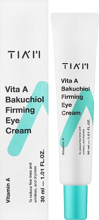 Крем для зони навколо очей з бакучіолом - Tiam Vita A Bakuchiol Firming Eye Cream — фото N2