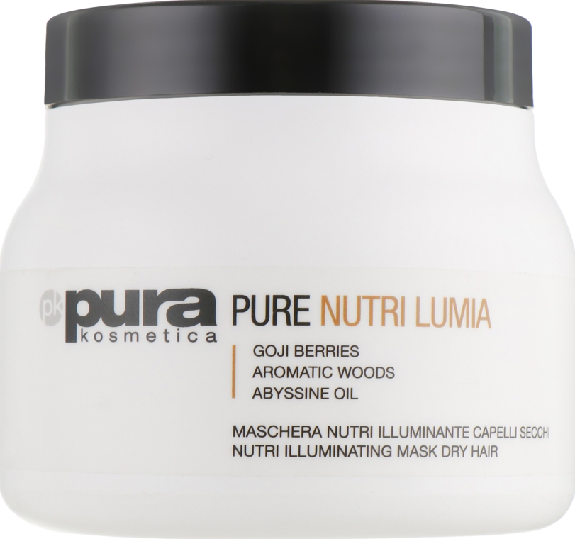 Маска для блиску сухого волосся - Pura Kosmetica Nutri Lumia Mask — фото N1