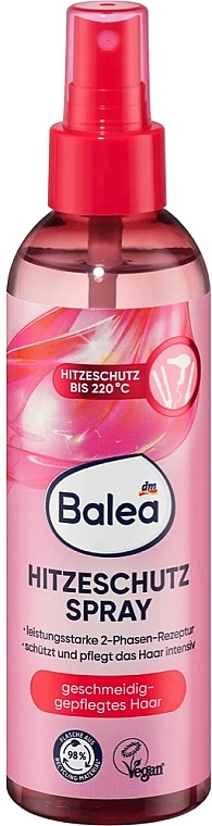 Двофазний термозахисний спрей - Balea Hitzeschutzspray — фото N1