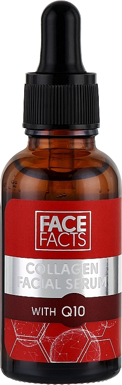 Сировотка шкіри обличчя з колагеном та коензимом Q10 - Face Facts Collagen & Q10 Face Serum — фото N1