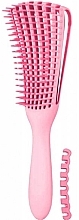 Парфумерія, косметика Щітка для розплутування кучерявого волосся, рожева - Deni Carte