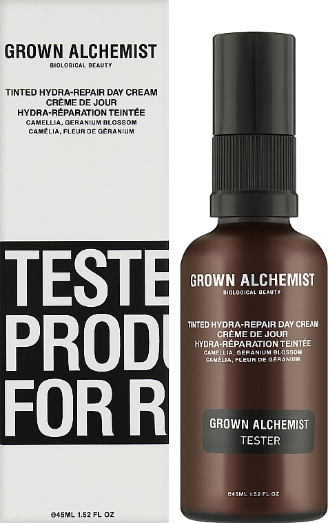 Дневной тонирующий и увлажняющий крем для лица - Grown Alchemist Tinted Hydra-Repair Day Cream (тестер) — фото N2