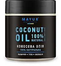 Натуральне кокосове масло - Mayur — фото N3