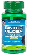 Пищевая добавка "Гинкго билоба" - Holland & Barrett Ginkgo Biloba 60mg — фото N1