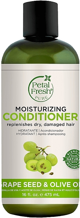 Кондиціонер для волосся з виноградними кісточками та оливковою олією - Petal Fresh Pure Grape Seed & Olive Oil Conditioner — фото N1