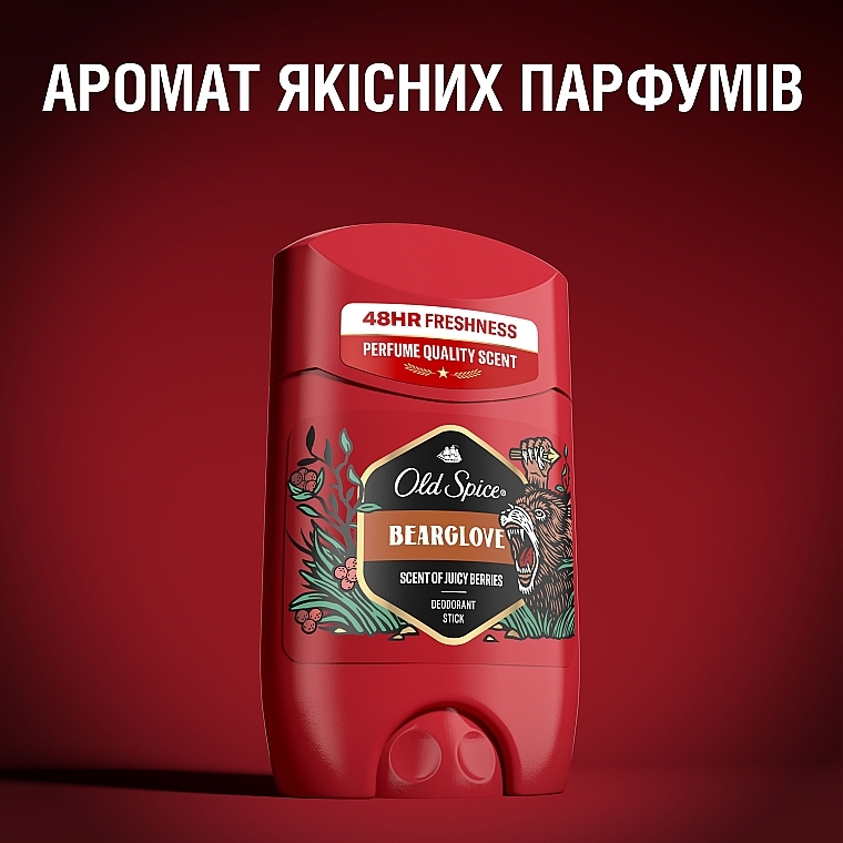 Твердый дезодорант - Old Spice Bearglove Deodorant Stick — фото N6