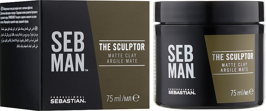 Моделювальна м'ятна глина для волосся - Sebastian Professional SEB MAN The Sculptor — фото N2