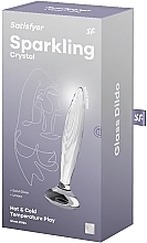 Фаллоимитатор стеклянный - Satisfyer Sparkling Crystal  — фото N3
