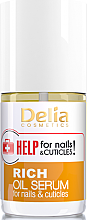Сыворотка для ногтей и кутикулы - Delia Rich Oil Serum — фото N2