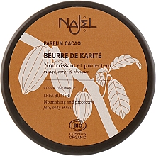 Органічне масло ши "Какао" - Najel Shea Butter Cocoa — фото N1