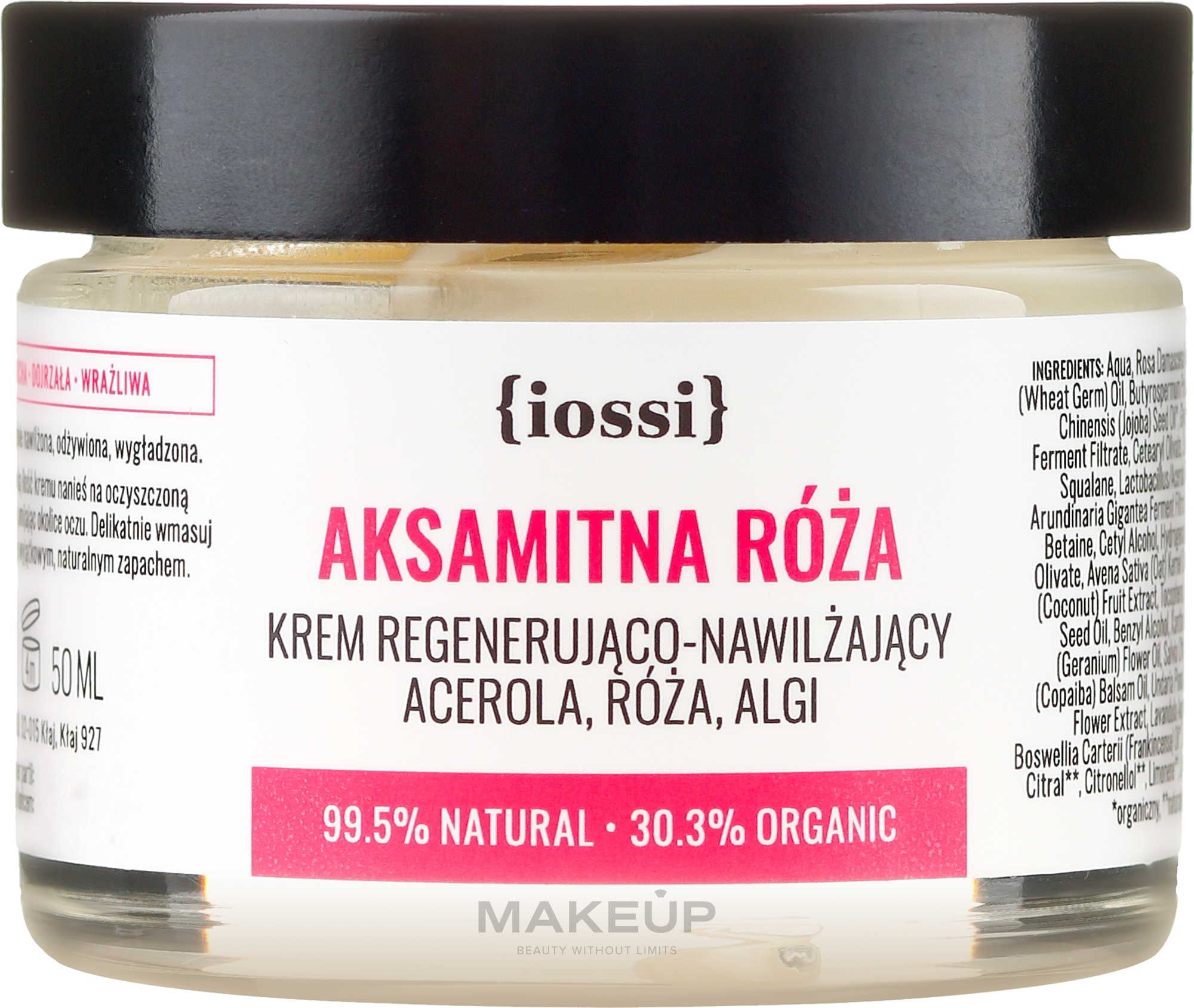 Відновлювальний крем для обличчя "Оксамитова троянда" - Iossi Regenerating Cream — фото 50ml