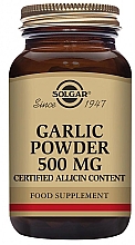 Харчова добавка "Часник", 500 мг - Solgar Garlic Powder — фото N1