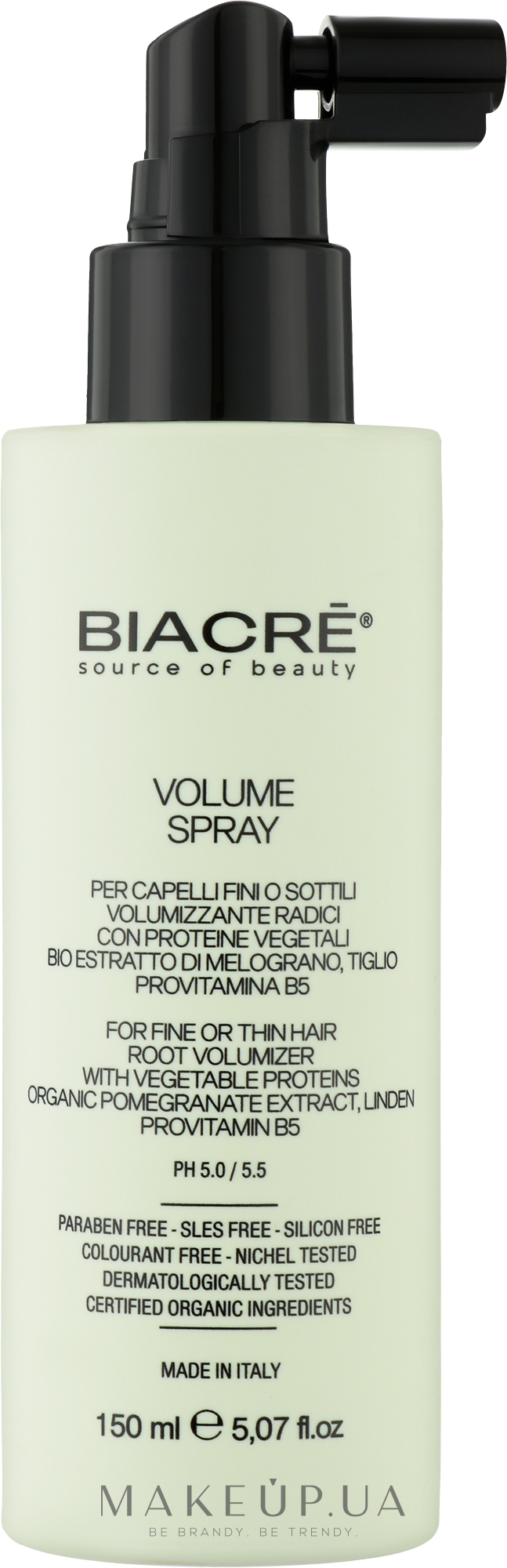 Протеїновий спрей для надання об'єму волоссю - Biacre Volume Spray — фото 150ml