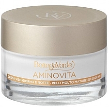 Антивозрастной крем для лица и шеи 60+ - Bottega Verde Aminovita Face And Neck Cream 60+  — фото N1