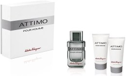 Духи, Парфюмерия, косметика Salvatore Ferragamo Attimo Pour Homme - Набор (edt/60ml + sh/gel/50ml + bafs/50ml)