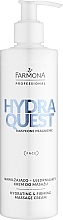 Духи, Парфюмерия, косметика Коллагеновый крем для массажа лица - Farmona Professional Hydra Quest Hidrating & Firming Massage Cream