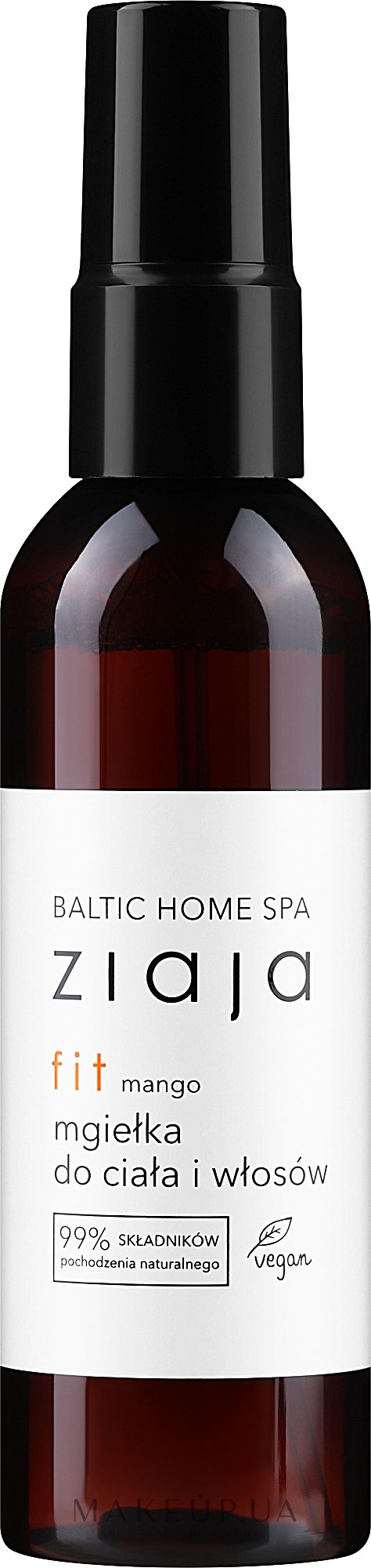 Спрей для волос и тела "Манго" - Ziaja Baltic Home Spa FIT Mango Body and Hair Mist — фото 90ml