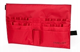 Пояс візажиста, червоний - Inglot Nylon Brush Belt Red — фото N1