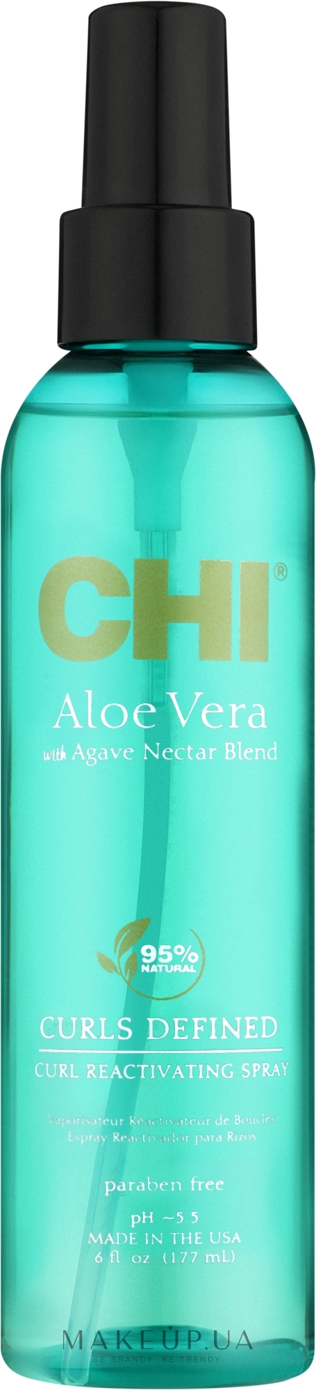 Спрей для відродження кучерів - CHI Aloe Vera Curl Reactivating Spray — фото 177ml