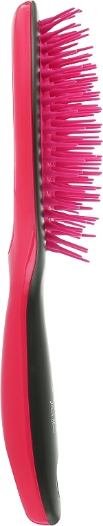 Расческа массажная для сушки феном, овальная, 25 см, розовая - Beter Deslia Hair Flow Medium — фото N2