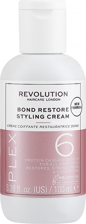 Крем для укладання волосся - Makeup Revolution Plex 6 Bond Restore Styling Cream — фото N1