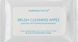 Парфумерія, косметика Серветки для очищення пензлів для макіяжу - Colorescience Brush Cleaning Wipes