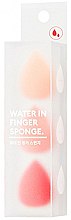 Духи, Парфюмерия, косметика Набор мини-спонжей для макияжа - Missha Water In Finger Sponge