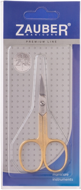 Ножницы для ногтей, золотые, 01-120 - Zauber Premium