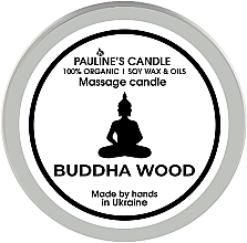 Парфумерія, косметика Масажна свічка - Pauline's Candle Buddha Wood Manicure & Massage Candle