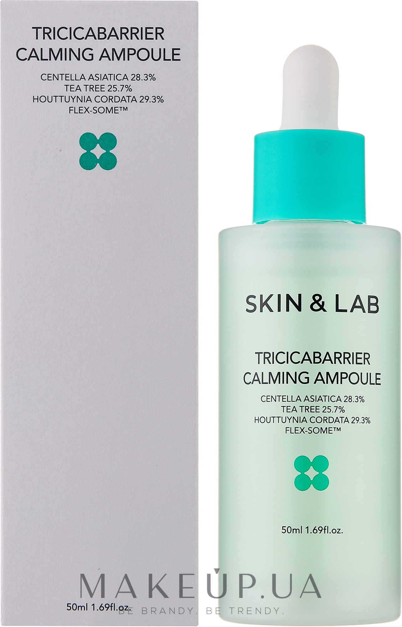 Заспокійлива сироватка - Skin&Lab Tricicabarrier Calming Ampoule — фото 50ml