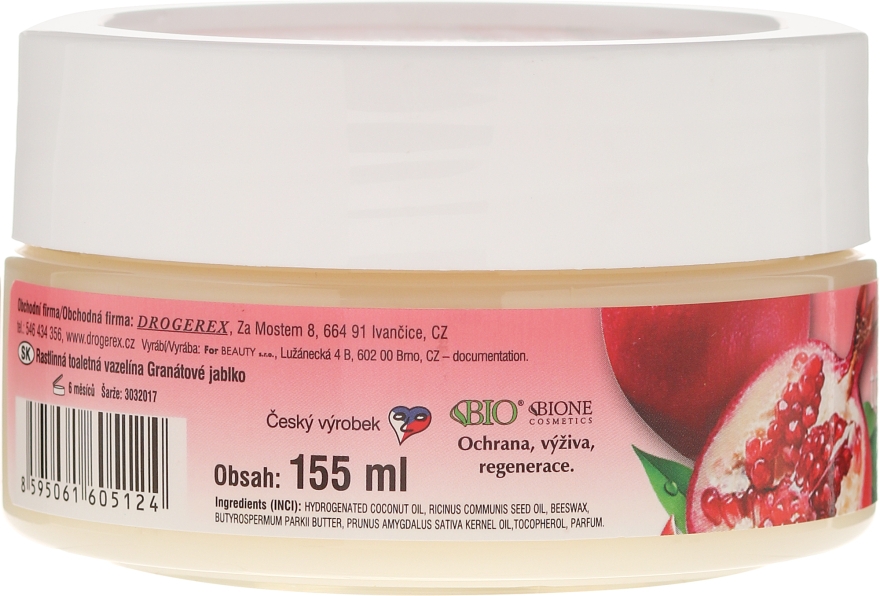 Вазелин - Bione Cosmetics Pomegranate Plant Vaseline With Antioxidants — фото N3