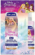 Духи, Парфюмерия, косметика Набор - On Line Kids Disney Princess (shamp/400ml + spray/200ml)