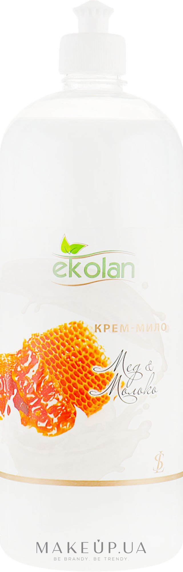 Крем-мыло "Мед-молоко", пуш-пул - Ekolan — фото 1000ml