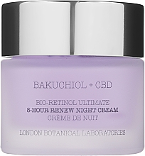 Парфумерія, косметика Крем для обличчя нічний - London Botanical Laboratories Bakuchiol + CBD Bio-Retinol Ultimate 8-Hour Renew Night Cream