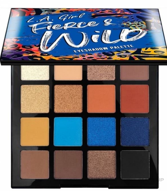 Палетка теней для век - L.A. Girl Fierce & Wild Eyeshadow Palette — фото G42729 - Instinct