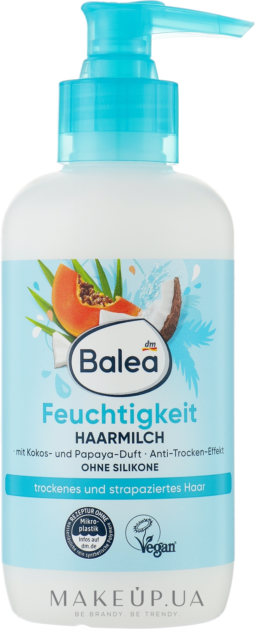 Зволожувальне молочко для волосся - Balea Moisturizing Hair Milk — фото 200ml