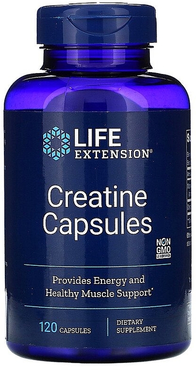 Пищевые добавки "Креатин" - Life Extension Creatine Capsules — фото N1