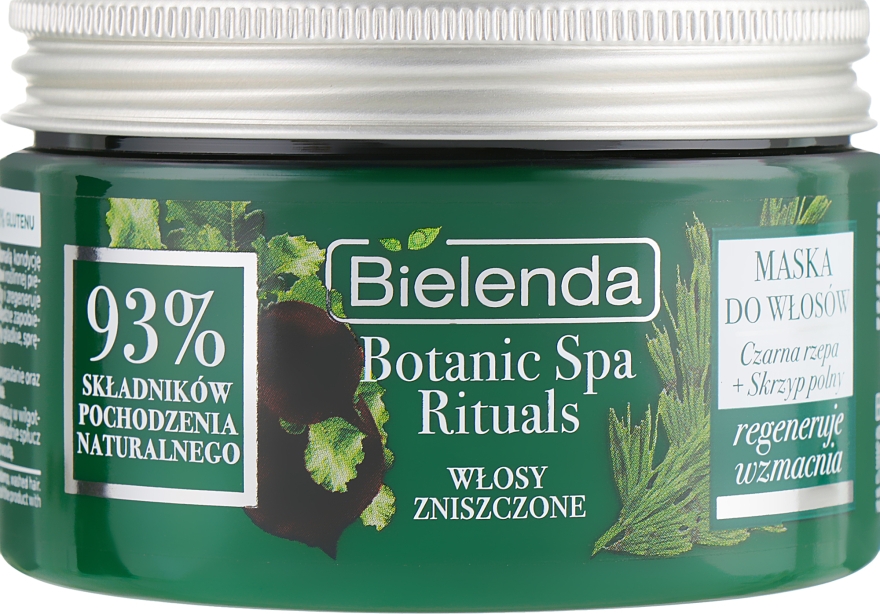 Маска "Чорна ріпа + польовий хвощ" для пошкодженого волосся - Bielenda Botanic Spa Rituals Mask — фото N2