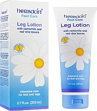 Духи, Парфюмерия, косметика УЦЕНКА Лосьон для ног - Herbacin Foot Cream With Camomille and Red Vine Leaves *