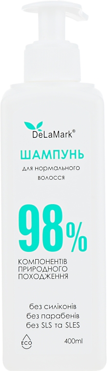 Шампунь для нормальных волос - DeLaMark — фото N2