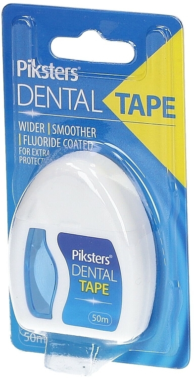 Зубна стрічка, 50 м - Piksters Dental Tape Floss With Fluoride 50m — фото N2