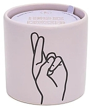 Ароматична свічка - Paddywax Impressions Ceramic Candle Fingers Crossed Lavender Wisteria & Willow — фото N1
