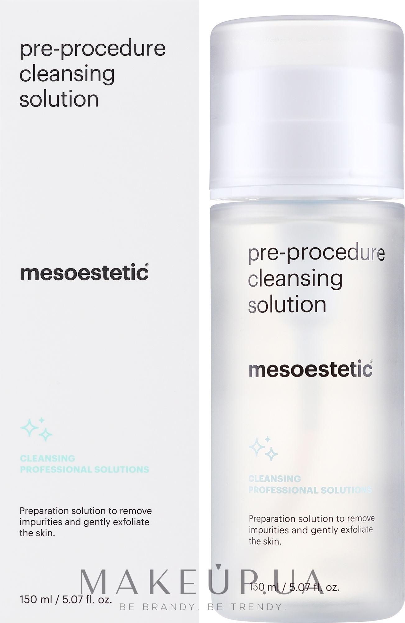 Жидкость для снятия макияжа - Mesoestetic Pre-Procedure Cleansing Solution — фото 150ml