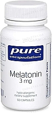 Парфумерія, косметика Дієтична добавка "Мелатонін" 3 мг, капсули - Pure Encapsulations Melatonin