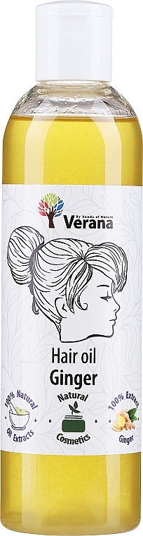 Олія для волосся "Імбир" - Verana Hair Oil Ginger — фото N2
