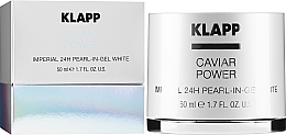 Крем для лица - Klapp Caviar Power Imperial 24H Pearl-in-Gel White — фото N2